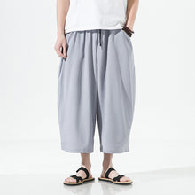 Load image into Gallery viewer, Loose Harem Stretch Cropped Wide Leg Pants
