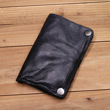 Load image into Gallery viewer, Retro Handmade Leather Wallet Multi Card Slots Wallet
