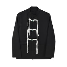 Load image into Gallery viewer, Buckle Contrast Fringe Jacket
