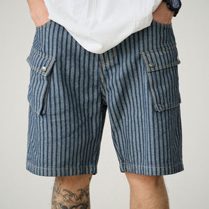 Pocket Striped Shorts