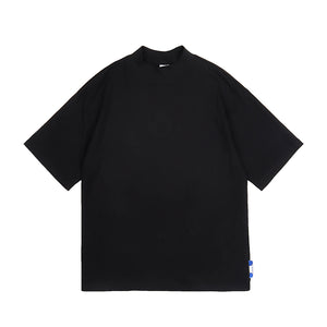 Half High Neck Cotton T-shirt