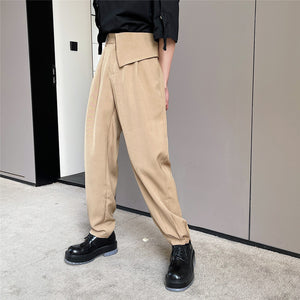 Asymmetric Patch Waist Lounge Pants