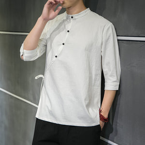 Slim Fit Mid Sleeve Top