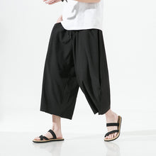 Load image into Gallery viewer, Loose Harem Stretch Cropped Wide Leg Pants
