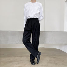 Load image into Gallery viewer, Wide Leg Studded Trousers
