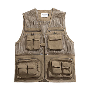 Multi-Pocket Mesh Vest