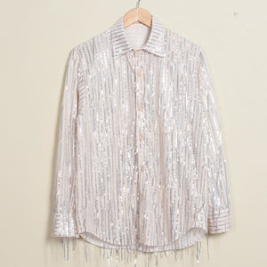 Sequin Tassels Party Stage Performance Shirts and Pants