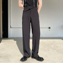 Load image into Gallery viewer, Asymmetric Waist Loops Detail Lounge Pants
