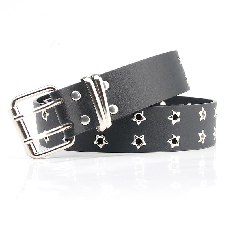 Punk Stars Dual Exhaust Eyelet Belt