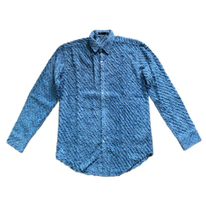 Solid Lace Cutout Shirt