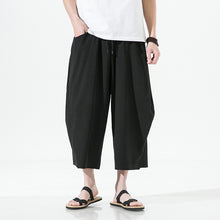 Load image into Gallery viewer, Loose Harem Stretch Cropped Wide Leg Pants
