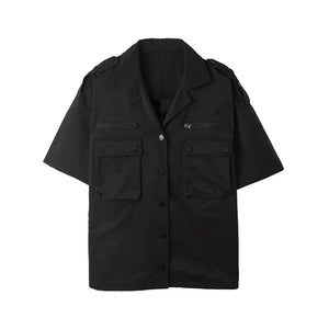 Multi Pocket Cargo Short Sleeved Shirt