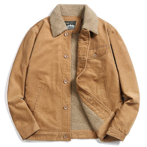 Retro Fleece Corduroy Jacket