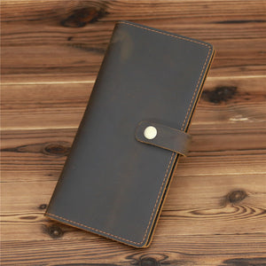 Retro Bifold Multi-card slot Leather Wallet