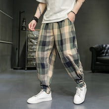 Load image into Gallery viewer, Men&#39;s Plaid Harem Pants
