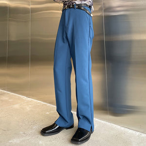 Solid Color Basic Trousers