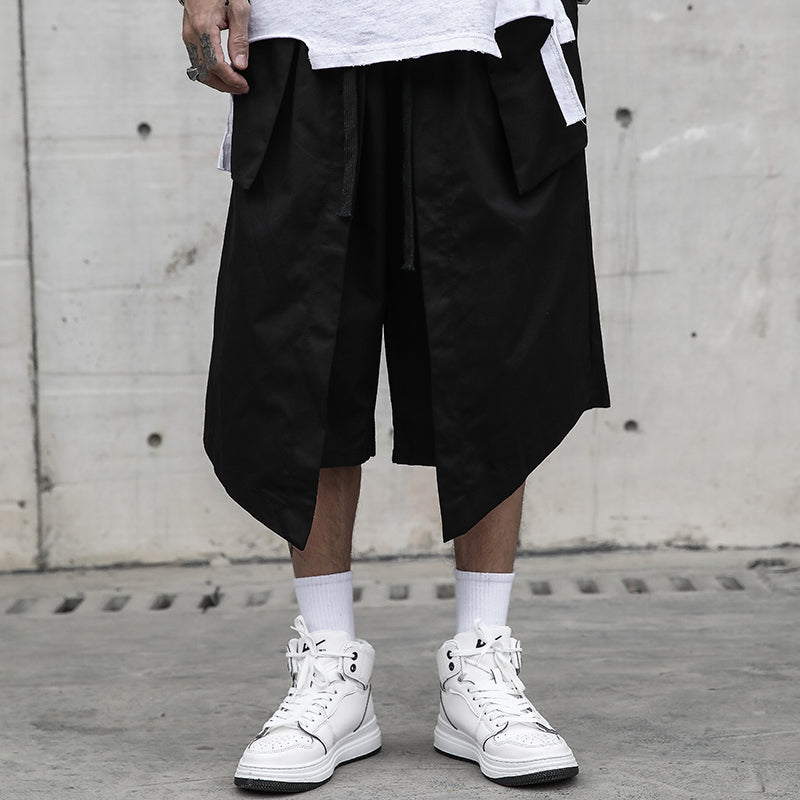 Hip Hop Irregular Five Point Shorts