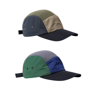 Colorblock Buckle Adjustment Baseball Cap