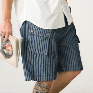 Pocket Striped Shorts