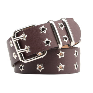 Punk Stars Dual Exhaust Eyelet Belt