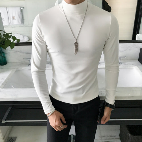 Solid Long-sleeved T-shirt