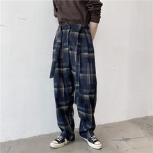 Load image into Gallery viewer, Retro Plaid Casual Straight Harem Pants
