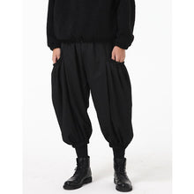 Load image into Gallery viewer, Loose Pocket Mid-rise Harem Pants
