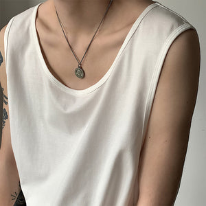 Summer Cotton Tank Top Sleeveless T-Shirt