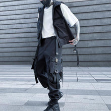 Load image into Gallery viewer, Dark Multi -pocket Hooded Vest
