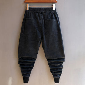 Summer Multi-pocket Skinny Stretch Harem Jeans