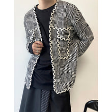 Load image into Gallery viewer, Round Neck Knitted Cardigan Coat
