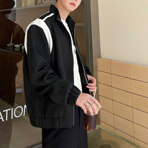 Contrast Sport Short Casual Jacket