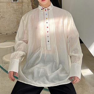 Summer Loose Translucent Shirt