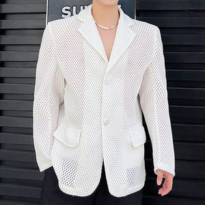 Cutout Loose Casual Blazer