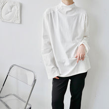 Load image into Gallery viewer, Autumn Simple Half Turtleneck Long Sleeve T-Shirt
