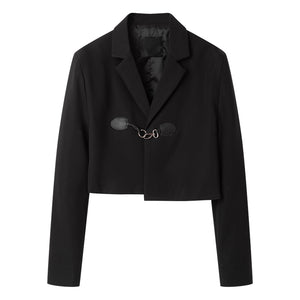 Single-breasted Ultra-cropped Blazer