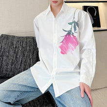 Load image into Gallery viewer, Rose Print Long Sleeve Shirt
