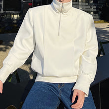 Load image into Gallery viewer, Stand-up Collar Double Zipper Sweatshirt
