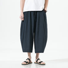 Load image into Gallery viewer, Loose Harem Stretch Cropped Wide Leg Pants
