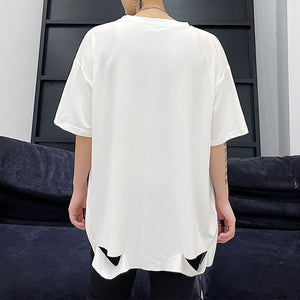 Chain Ripped Short Sleeve T-Shirt