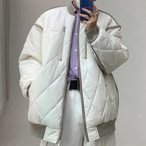 Rhombus Baseball Thickened Jacket