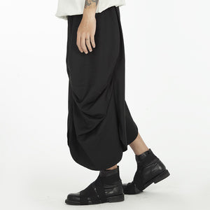 Wrinkled Loose Cropped Culottes