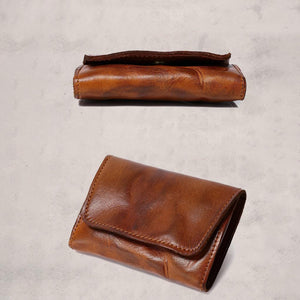 Handmade Retro Card Holder Leather Wallet