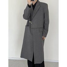 Load image into Gallery viewer, British Mid-length Asymmetric Coat
