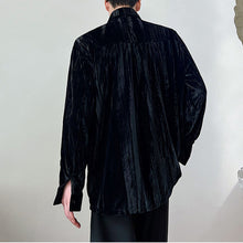 Load image into Gallery viewer, Vintage Velvet Long Sleeve Shirt
