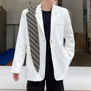 Asymmetrical Collar Blazer