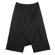 Load image into Gallery viewer, Fake Two Piece Irregular Hip Hop Cropped Culottes
