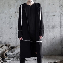 Load image into Gallery viewer, Stage Hooded Long Trench Coat
