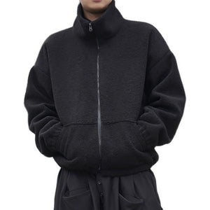 Stand-up Collar Zip Jacket