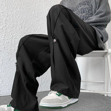 Load image into Gallery viewer, Drawstring Elastic Waist Wide Leg Lounge Pants
